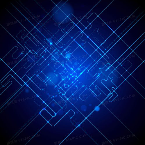 矢量几何蓝色科技线光背景背景图片下载 9076x9050像素jpg格式 编号1mrforwyv 图精灵